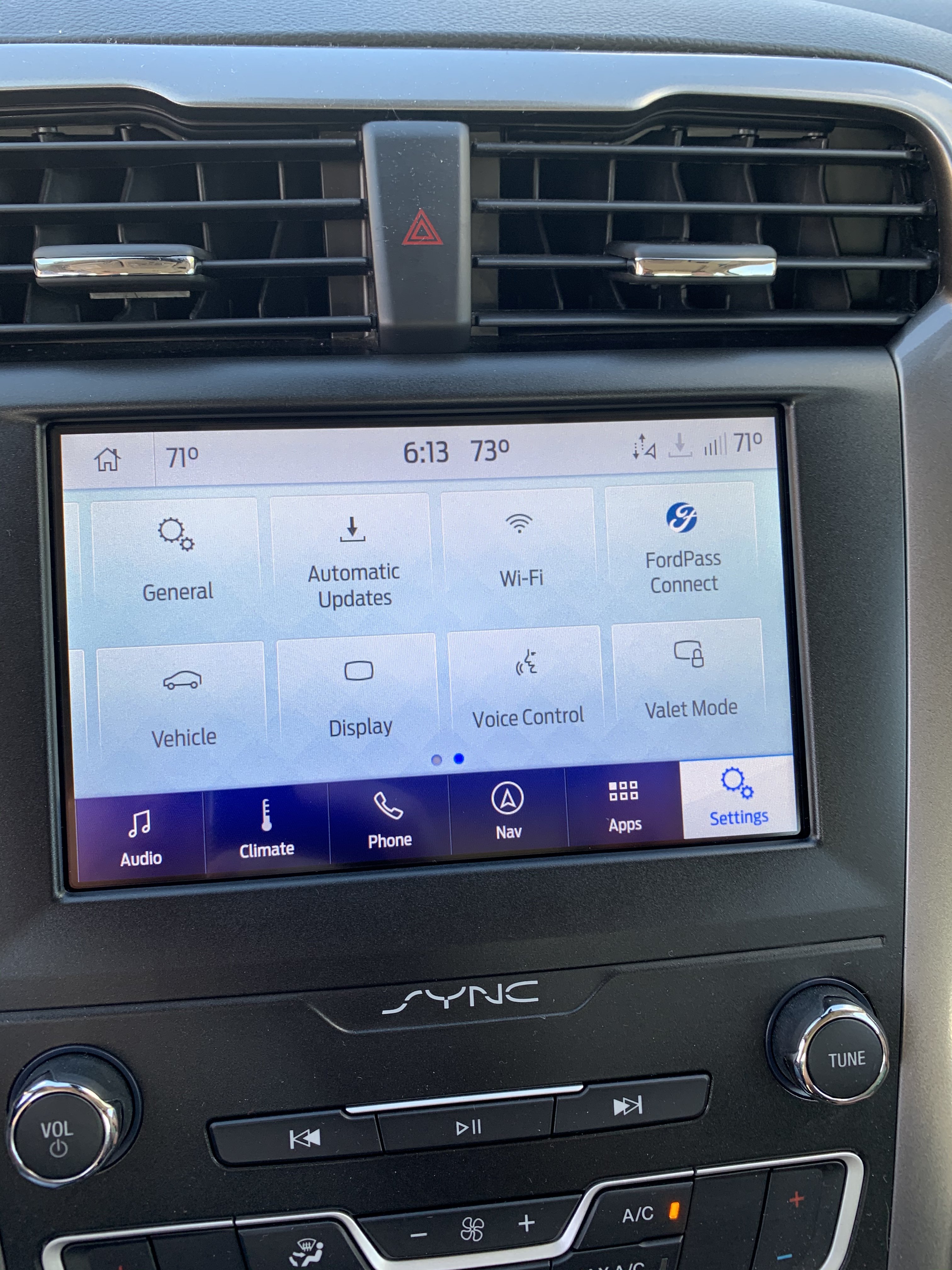 Sync 2 ford fusion